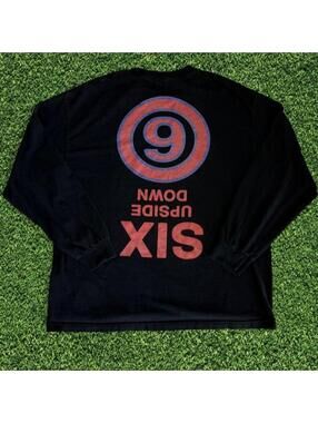 Drake Summer Sixteen Black Long Sleeve Shirt Orange 9 Graphic XL